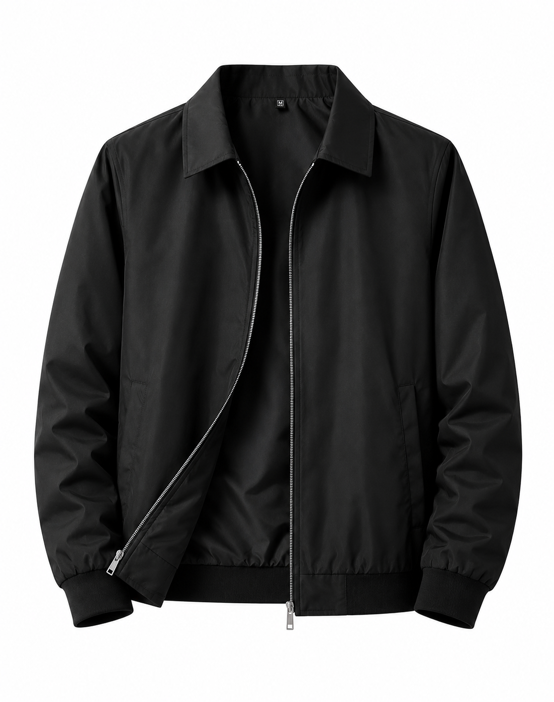 Mens Black Lightweight windcheater Jacket