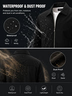 Mens Black Lightweight windcheater Jacket