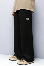 Syffer Baggy-fit Ribbed textured lower– Black