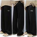 Syffer Baggy-fit Ribbed textured lower– Black