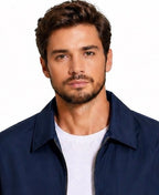 Mens navy blue Lightweight windcheater Jacket