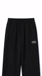 Syffer Baggy-fit Ribbed textured lower– Black